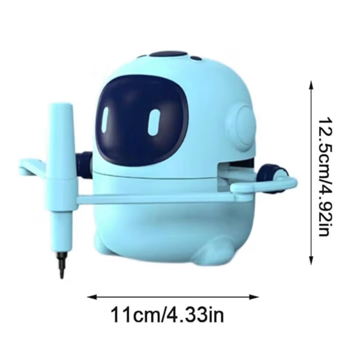 Blue Color Intelligent Child Drawing Robot