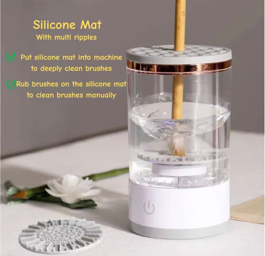 Automatic Makeup Brush Cleaner
