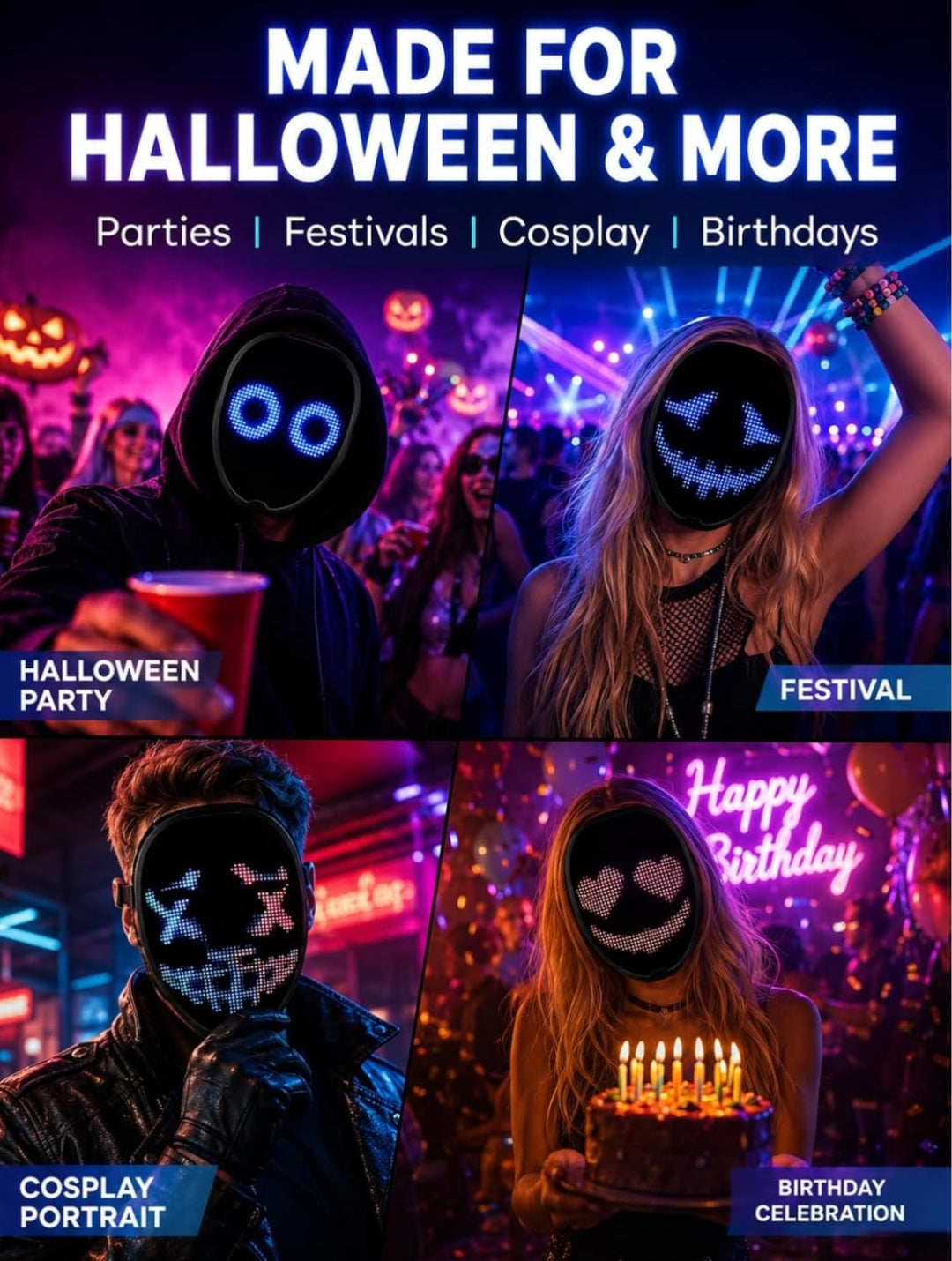 Halloween Face Masks